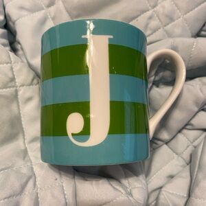 Kate Spade New York Lenox To The Letter J Tea Coffee Mug 3.5"